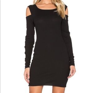 Black MinkPink game changer dress black bodycon ribbed